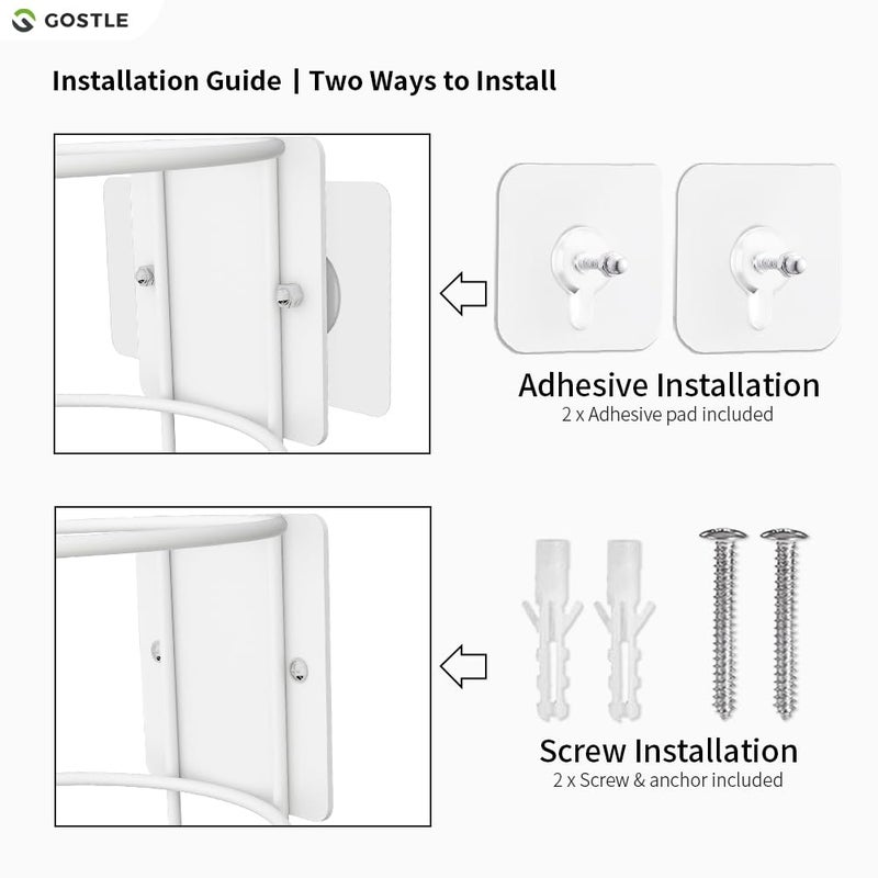 gostle Versatile Wall-Mount Wipes Holder for Cleaning Wipes - Easy Installation, Ideal for Home, Office, and More - No Wipes Included - Image 2